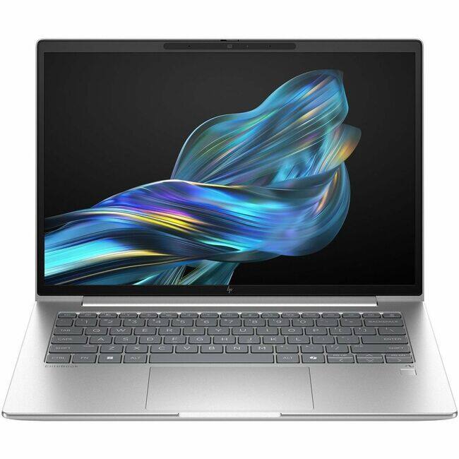 Front. HP - HP EliteBook 6 G1q 14" Copilot+ PC Notebook - WUXGA - 60 Hz - Qualcomm Snapdragon X Plus X1P-42-100 - 16 GB - 512 GB SSD - Pike Silver.