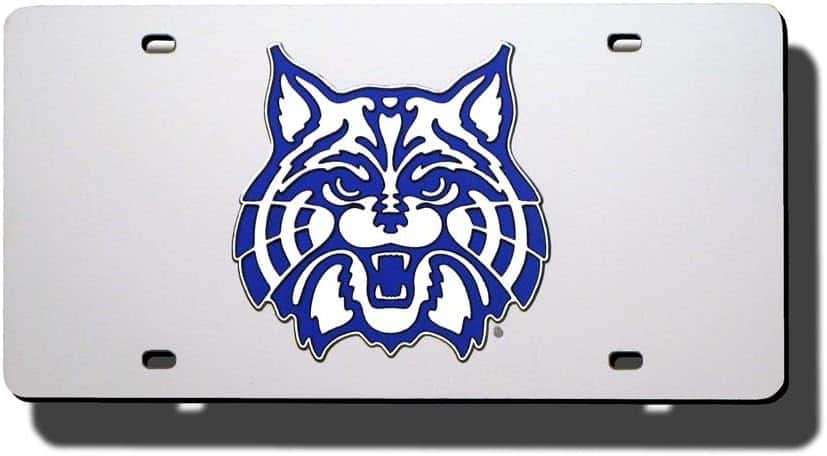 Rico Industries - Arizona Wildcats Mirrored Laser Cut License Plate Laser Tag - Multi