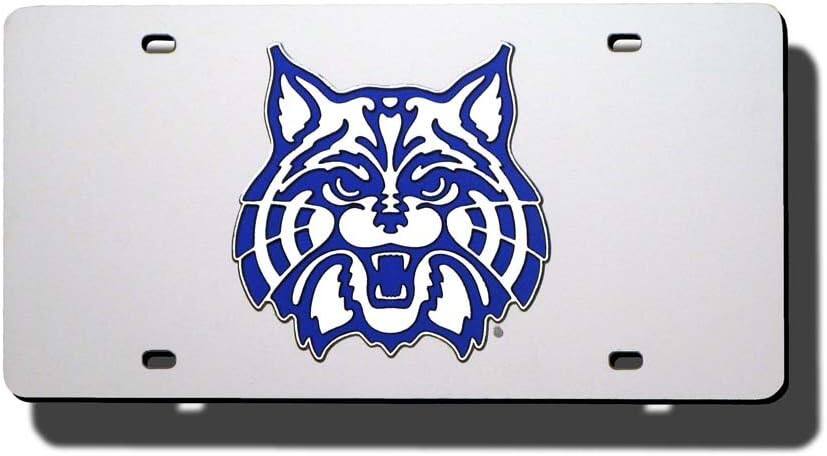 Front. Rico Industries - Arizona Wildcats Mirrored Laser Cut License Plate Laser Tag - Multi.