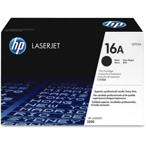 Front. HP - 16A Toner Cartridge - Black.