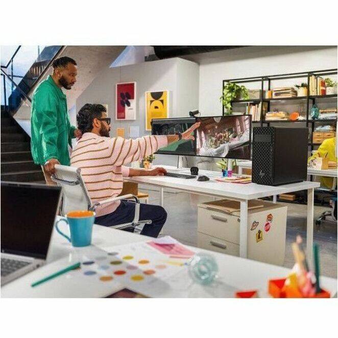 Alt View 1. HP - HP Z2 G1i Workstation - Intel Core Ultra 7 265 - 32 GB - 1 TB SSD - Tower - Black - Intel W880 Chip - Windows 11 Pro - Black.