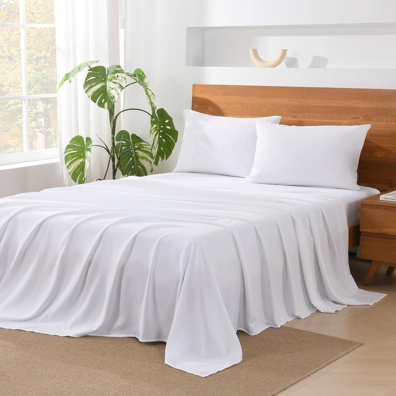 Alt View 2. Cedar Assembly - Comforter Set 7 Pieces Bed In A Bag Bedding Sets Summer Plain Soft Lightweight With Fitted Sheets Flat - 02 - Beige-California King (104*96 in).