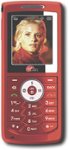 Front Standard. Virgin Mobile - Super Slice No Contract Cell Phone - Red.