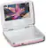 Angle Standard. Philips - 7" Susan G Komen Portable DVD Player - Pink.