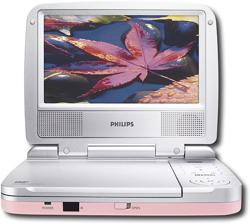 ilt kylling opdagelse Best Buy: Philips 7" Susan G Komen Portable DVD Player Pink PET702P/37