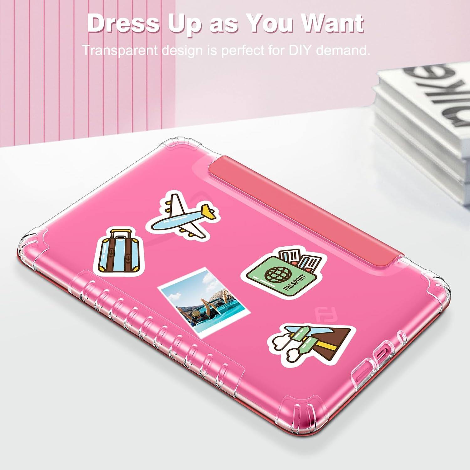 Dress Up as You Want  
Transparent design is perfect for DIY demand.