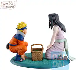 Bandai - Ichibansho - Naruto - Revible Moment - Naruto Uzumaki & Haku (The Land of The Waves) Figure - COLLECTIBLES - Multicolor