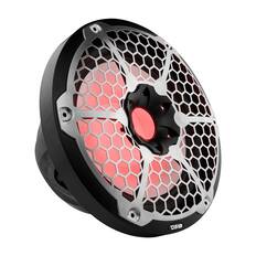 Front. DS18 Audio - NXL 12" Subwoofer with RGB LED Lights, 350W RMS Single 4-Ohm - Black.