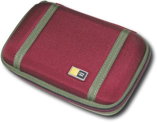 Angle Standard. Case Logic - Case for Small Size External Hard Drives - Red.