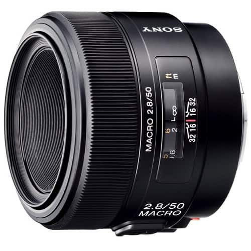 Sony 50mm f/2.8 Macro A Mount Lens Black SAL50M28 - Best Buy