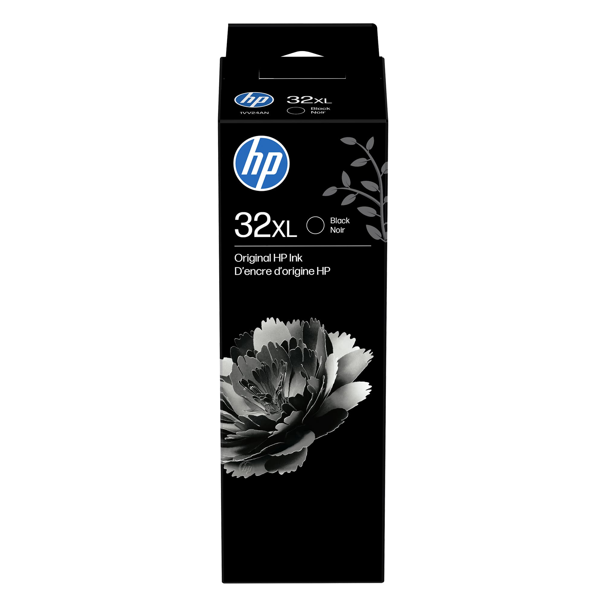 32XL
Original HP Ink
D'encre d'origine HP
Black
Noir
2XL
Black Ink
Encre Noire