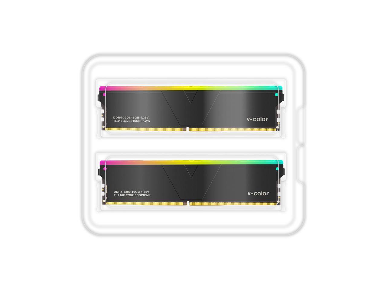 V color 32GB (2 x 16GB) DDR4 3200 (PC4 25600) Desktop memory Model