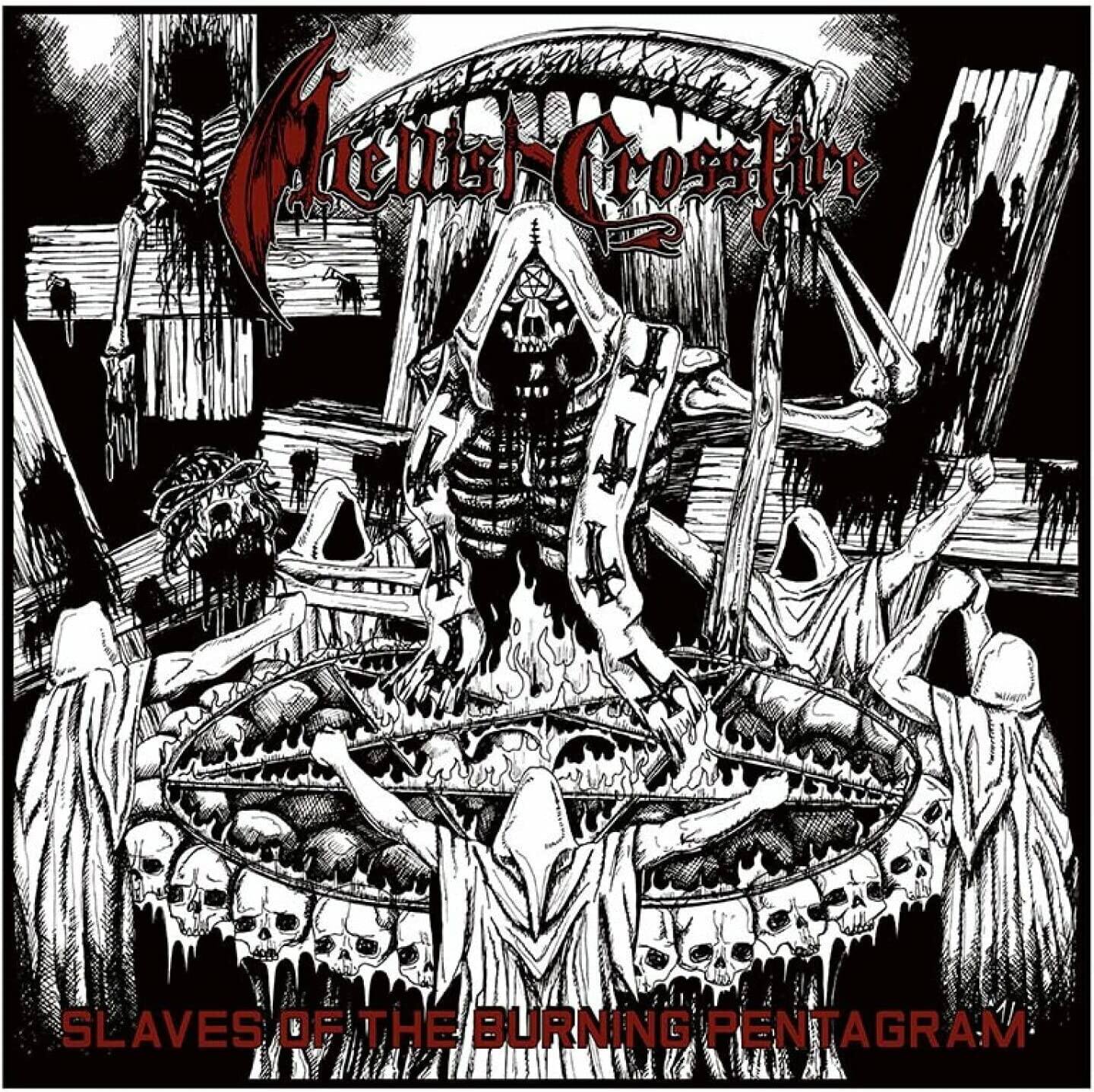 Front. Slaves of the Burning Pentagram [LP].