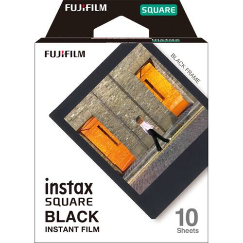 FUJIFILM SQUARE  
FUJIFILM BLACK FRAME  
instax SQUARE BLACK  
INSTANT FILM  
10 Sheets