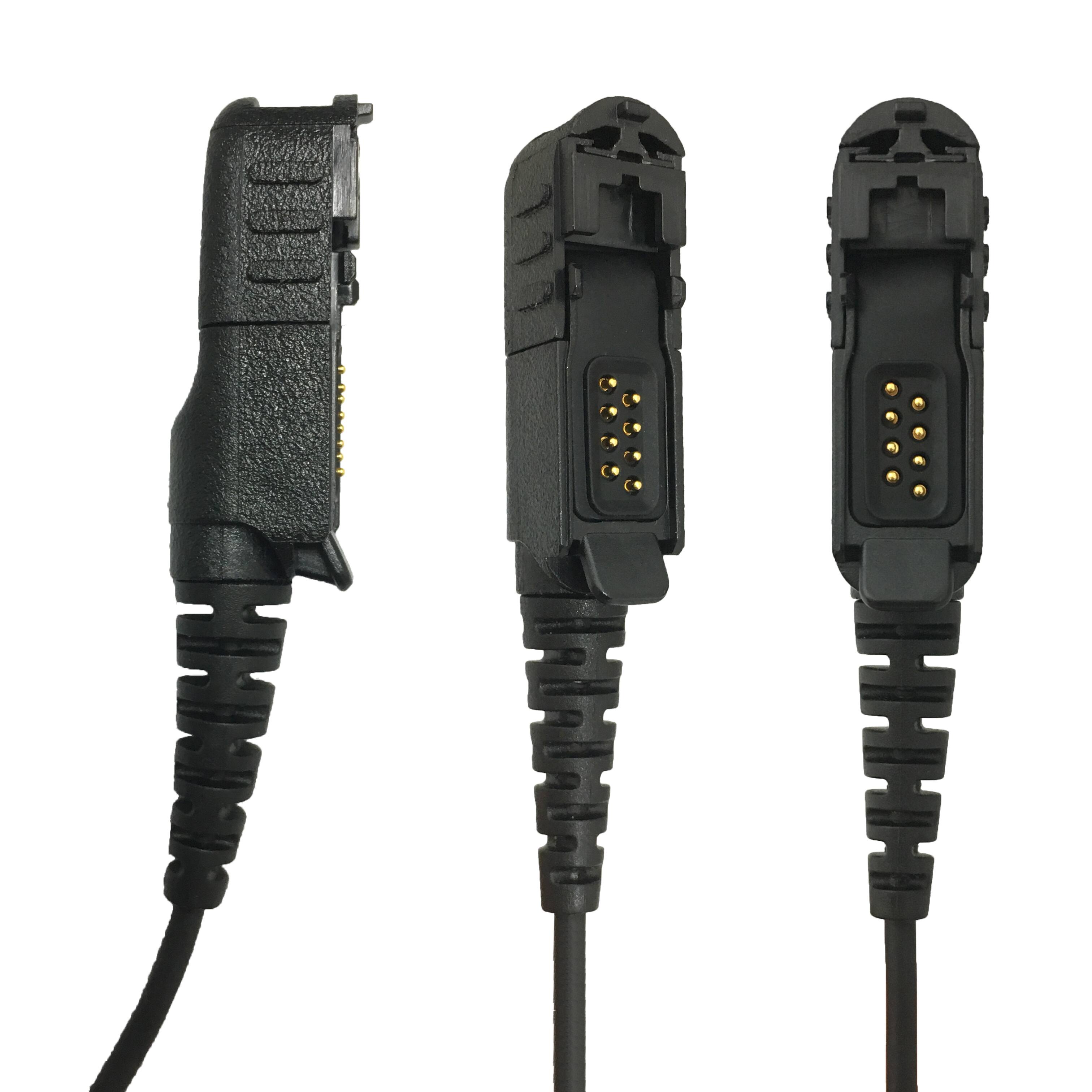 Alt View 1. ProMaxPower - Acoustic Tube Earpiece with PTT Mic for Motorola XPR3300e, DEP550 & Other Radios - Black.