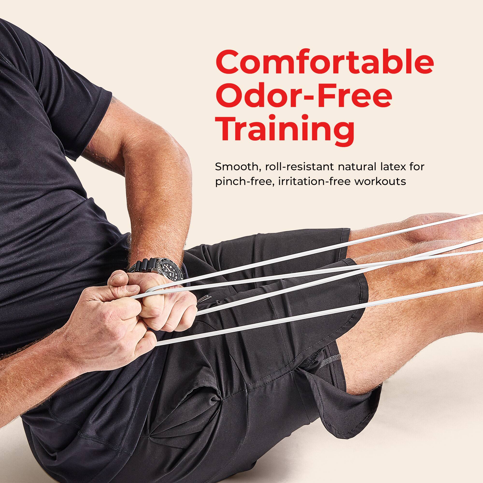 Comfortable Odor-Free Training

Smooth, roll-resistant natural latex for pinch-free, irritation-free workouts