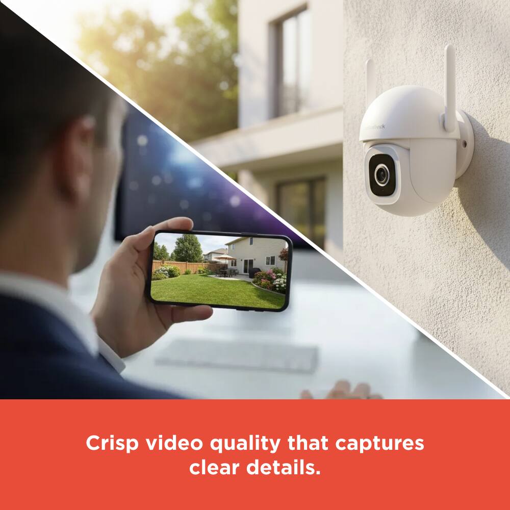 Crisp video quality that captures clear details.