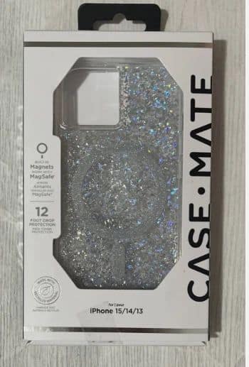 Case-Mate - iPhone16e/iPhone 15/iPhone 14/iPhone 13 Case with MagSafe - Bump & Impact Resistant - Twinkle Diamond