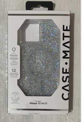 Case-Mate - iPhone16e/iPhone 15/iPhone 14/iPhone 13 Case with MagSafe - Bump & Impact Resistant - Twinkle Diamond