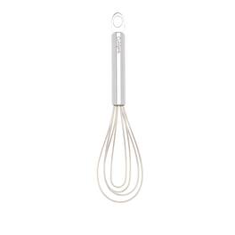 Cuisipro - 8-Inch Silicone Flat Whisk, Frosted - Silver