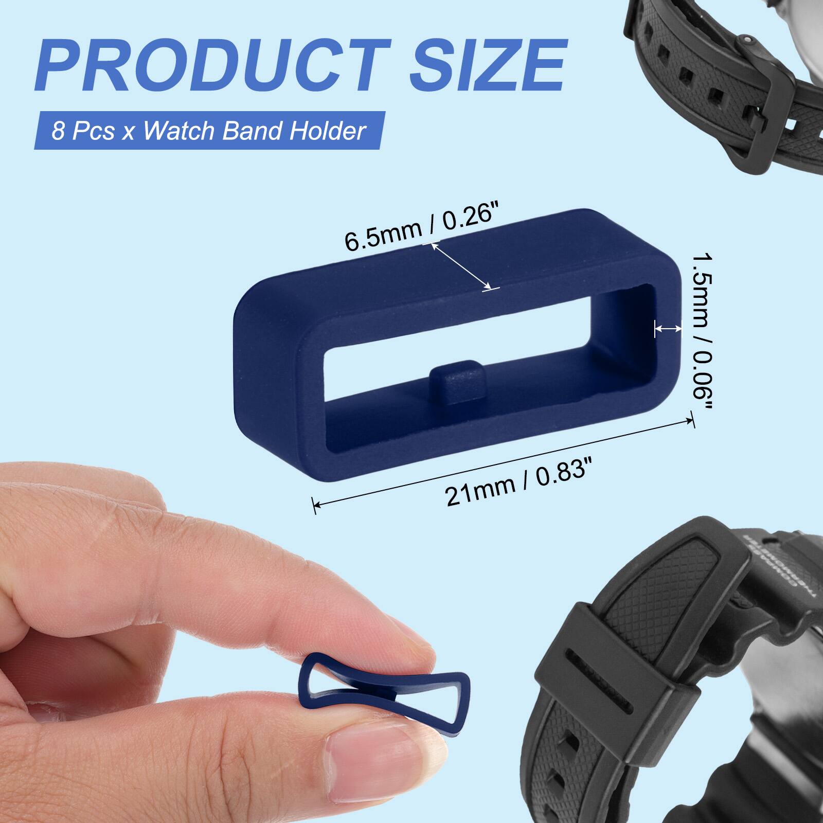 PRODUCT SIZE  
8 Pcs x Watch Band Holder  
6.5mm / 0.26"  
21mm / 0.83"  
1.5mm / 0.06"