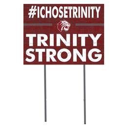 Jardine - Trinity Tigers 18'' x 24'' I Chose Lawn Sign - Red