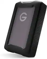 Front. SANDISK - SanDisk Professional 6TB G-Drive ArmorATD - Rugged, SDPHE1G-006T-GBAND - Grey.