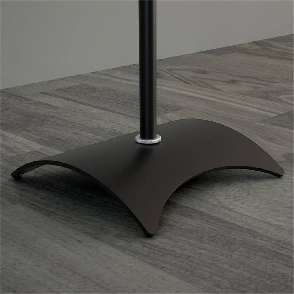 Alt View 6. AVF - Steel Speaker Floor Stands with Adjustable Height (Set of 2) - Black.
