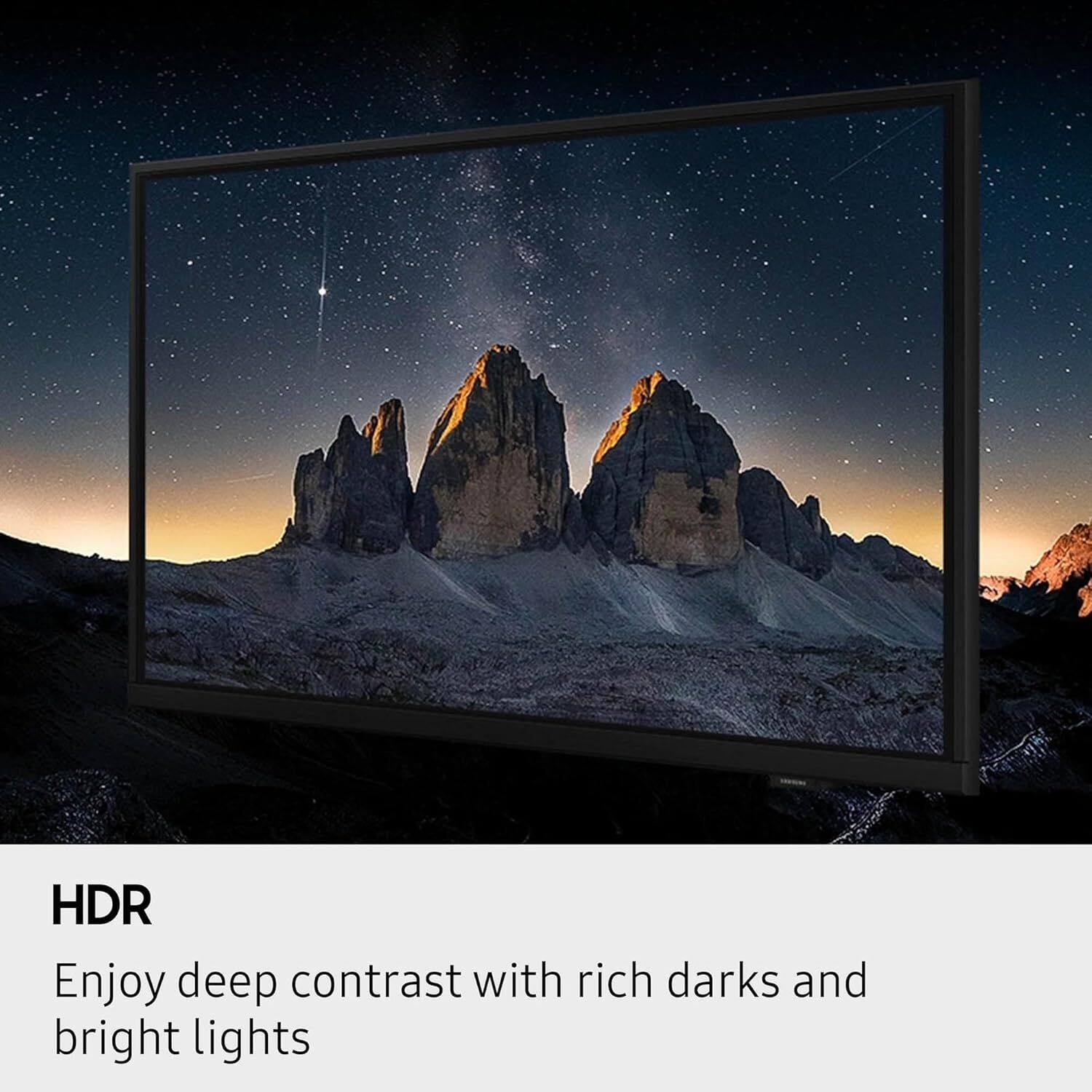 HDR  
Enjoy deep contrast with rich darks and bright lights