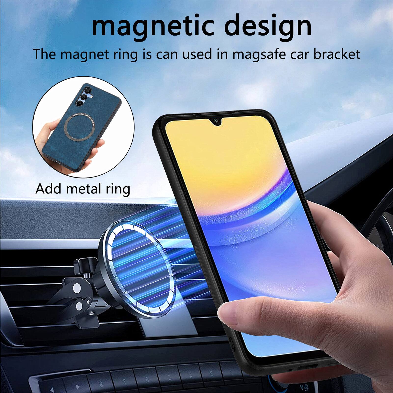 magnetic design  
The magnet ring is can used in magsafe car bracket  
Add metal ring
