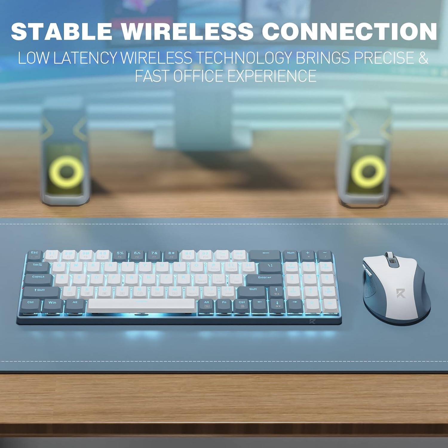 STABLE WIRELESS CONNECTION  
LOW LATENCY WIRELESS TECHNOLOGY BRINGS PRECISE & FAST OFFICE EXPERIENCE