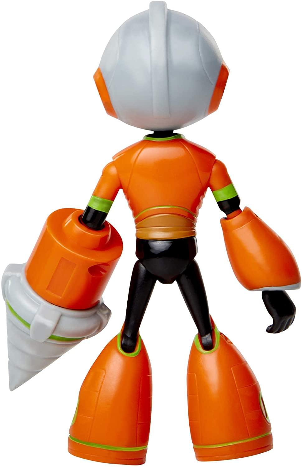Alt View 10. Jakks Pacific - Mega Man Fully Charged 7 Inch Action Figure | Drill Man - Orange.