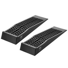 VEVOR - Car Ramps, 2 PCS 20000 lbs GVW Capacity, 2.56 in Lift Height, Portable Low Profile Car Service Ramps for Home Garage - Black