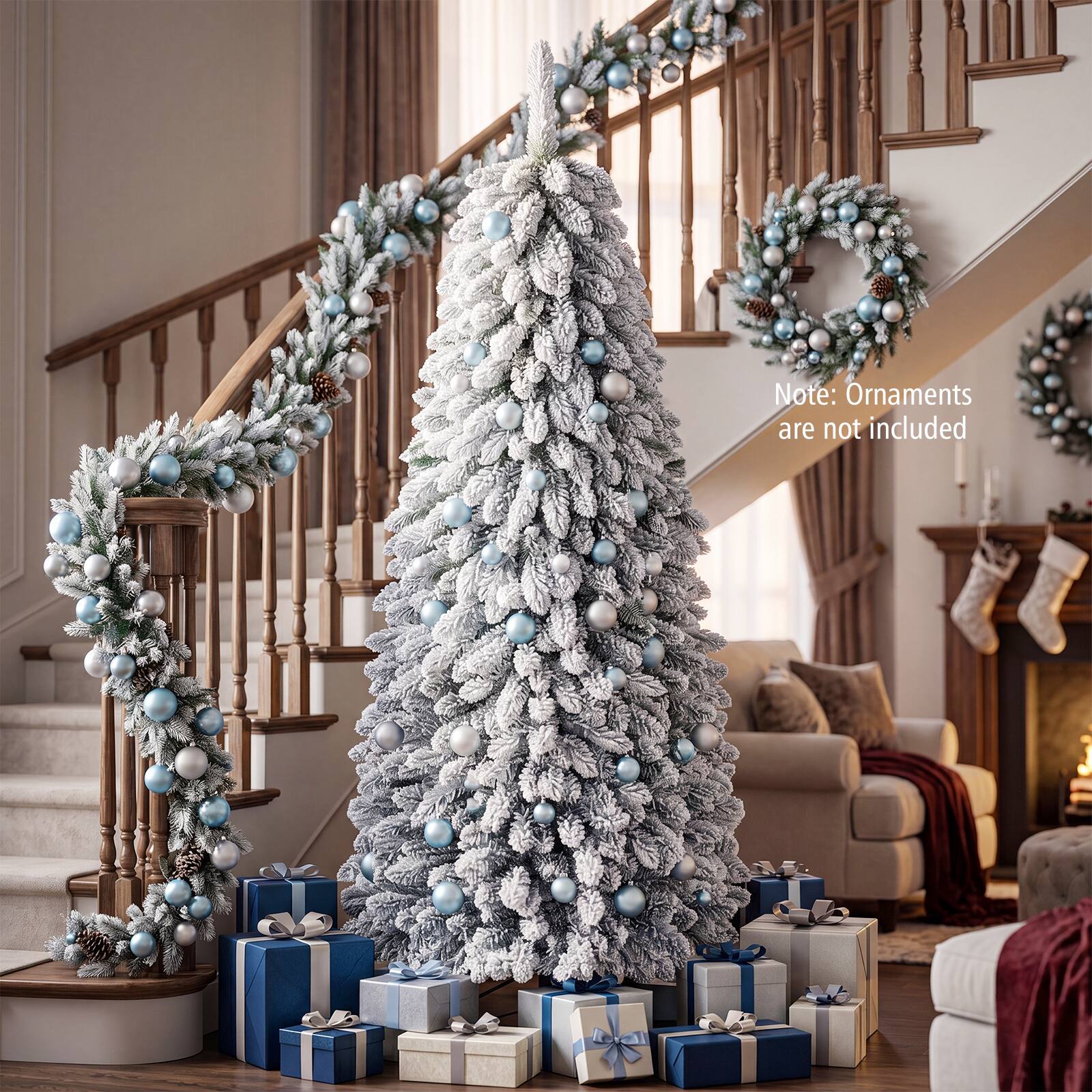 Note: Ornaments are not included