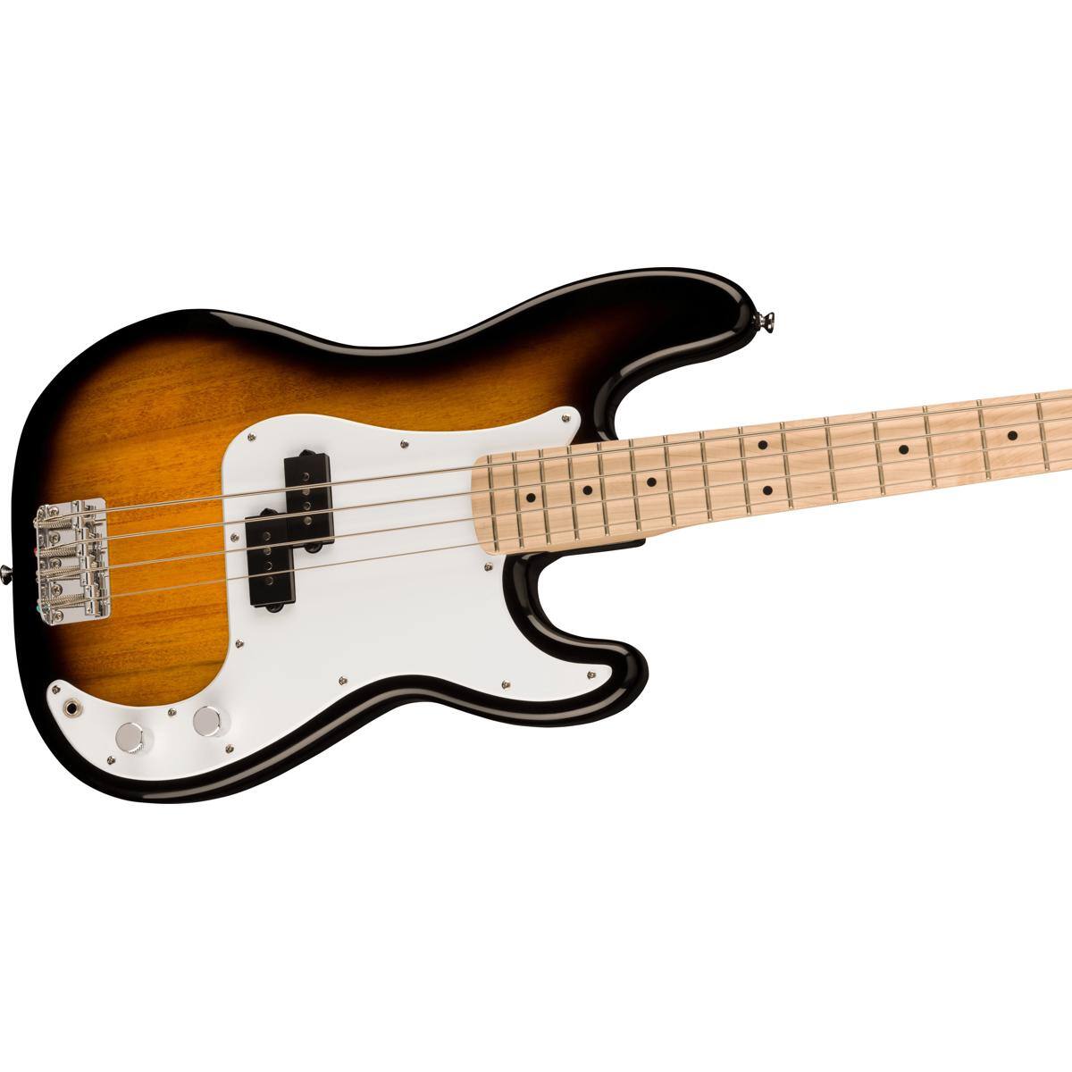 Alt View 4. Squier - Squier Sonic Precision Bass Guitar, 2-Color Sunburst.