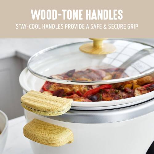 WOOD-TONE HANDLES  
STAY-COOL HANDLES PROVIDE A SAFE & SECURE GRIP