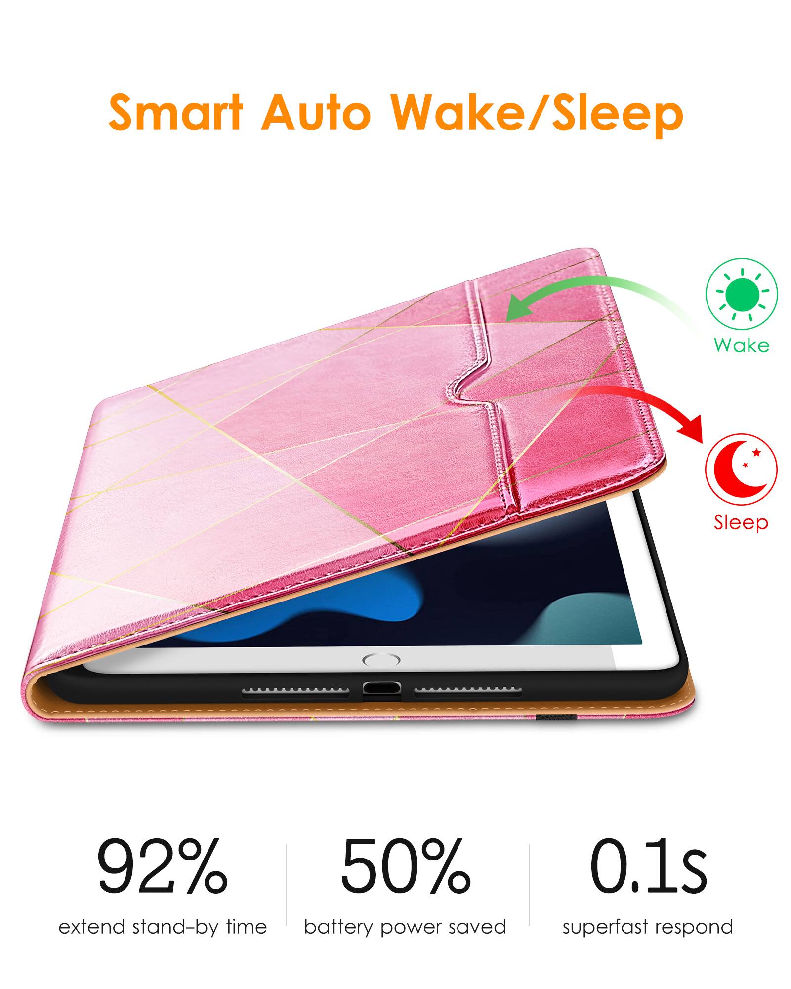Smart Auto Wake/Sleep

- 92% extend stand-by time
- 50% battery power saved
- 0.1s superfast respond

Wake
Sleep