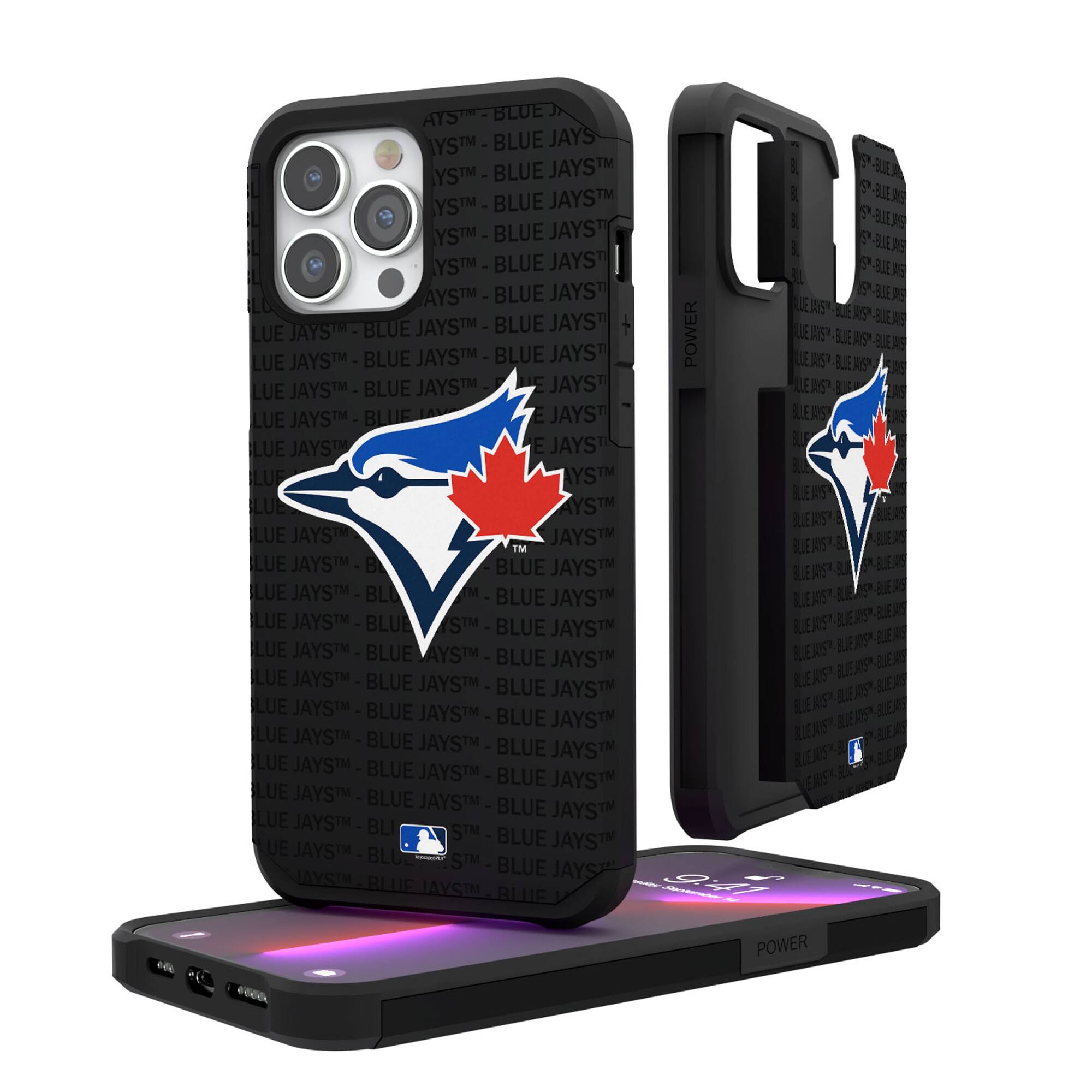 Keyscaper - MLB - Toronto Blue Jays iPhone Text Backdrop Rugged Case - 13 Pro - Multicolor price history on PriceWatchPro