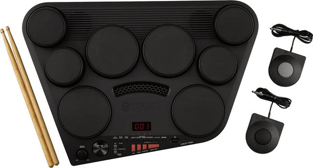 Front. Yamaha - Yamaha DD75 Compact Digital Drums with PA150 Power Supply - Black.