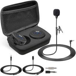 Pyle - PyleUsa Wireless Low-Latency Transmitter / Receiver Set - for Presentations, Projectors, TV, Soundbar, Streaming, 3.5mm