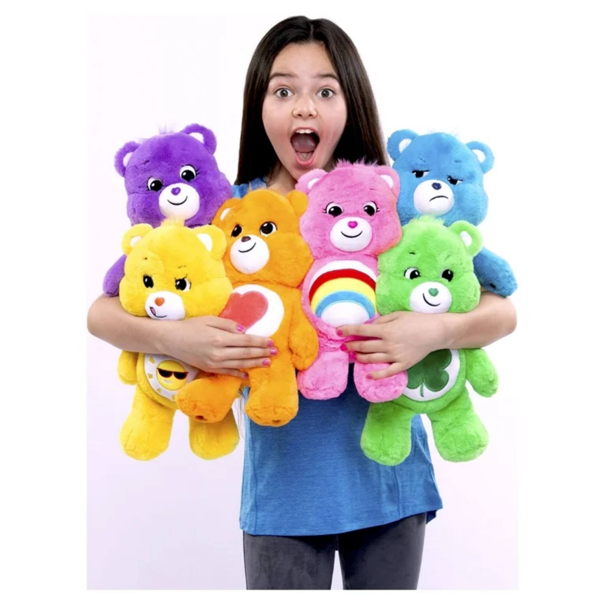 Alt View 2. Care Bears - Care Bears Grumpy Bear Medium Plush - 14 Inch Classic Stuffed Animal - Blue.