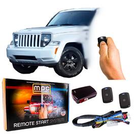 MPC - 1-Button Remote Start Kit For 2008-2013 Jeep Liberty - T-Harness - Key-to-Start - Black