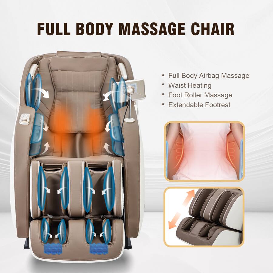 MassaMax MD906 SL Track Smart Massage Chair With Voice Control AI Body massamax-md906-sl-track-smart-massage-chair-with-voice-control-ai-body