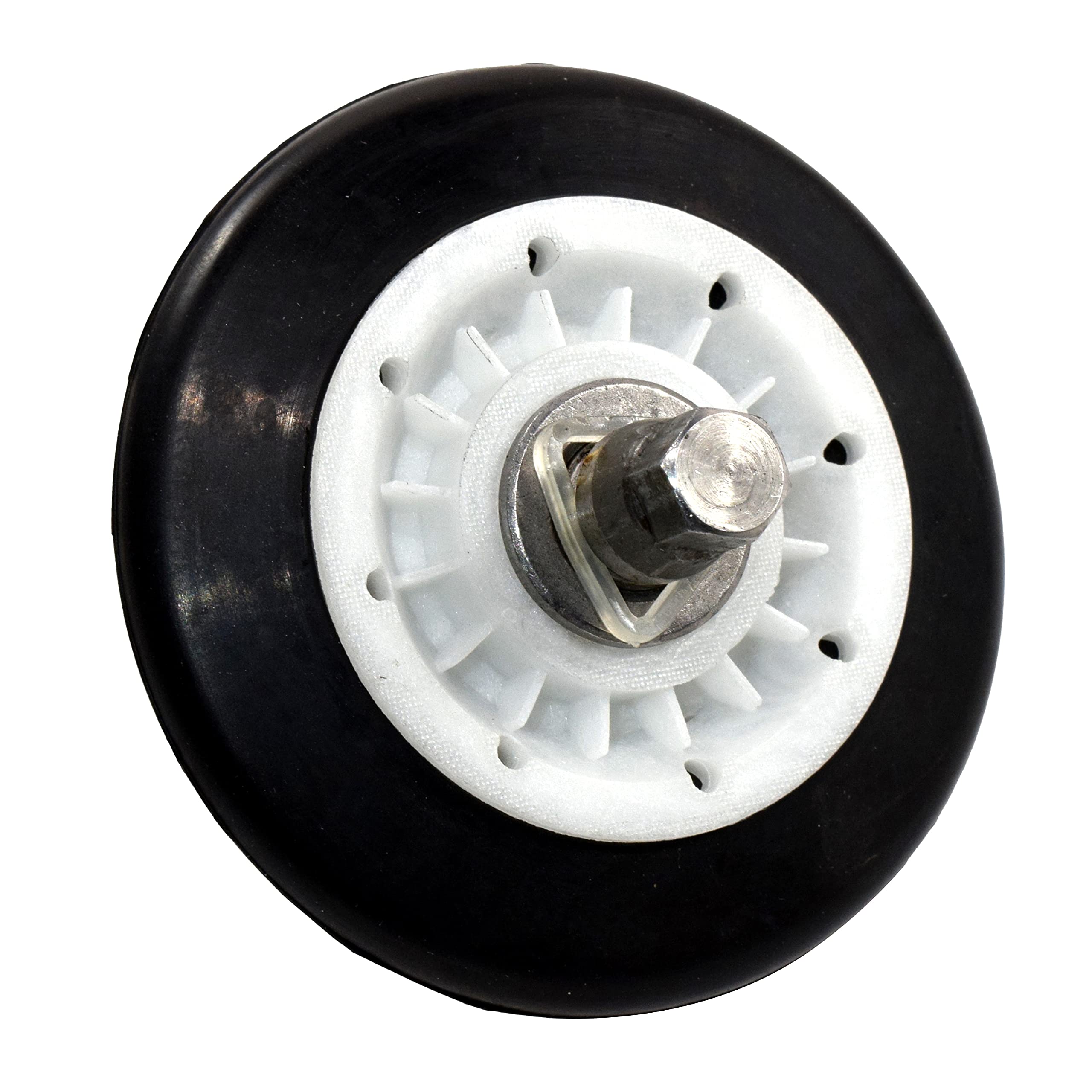 Back. HQRP - Dryer Drum Support Roller Replacement for LG 4581EL2002A, 4581EL2002C, AP5688895, PS8260240.