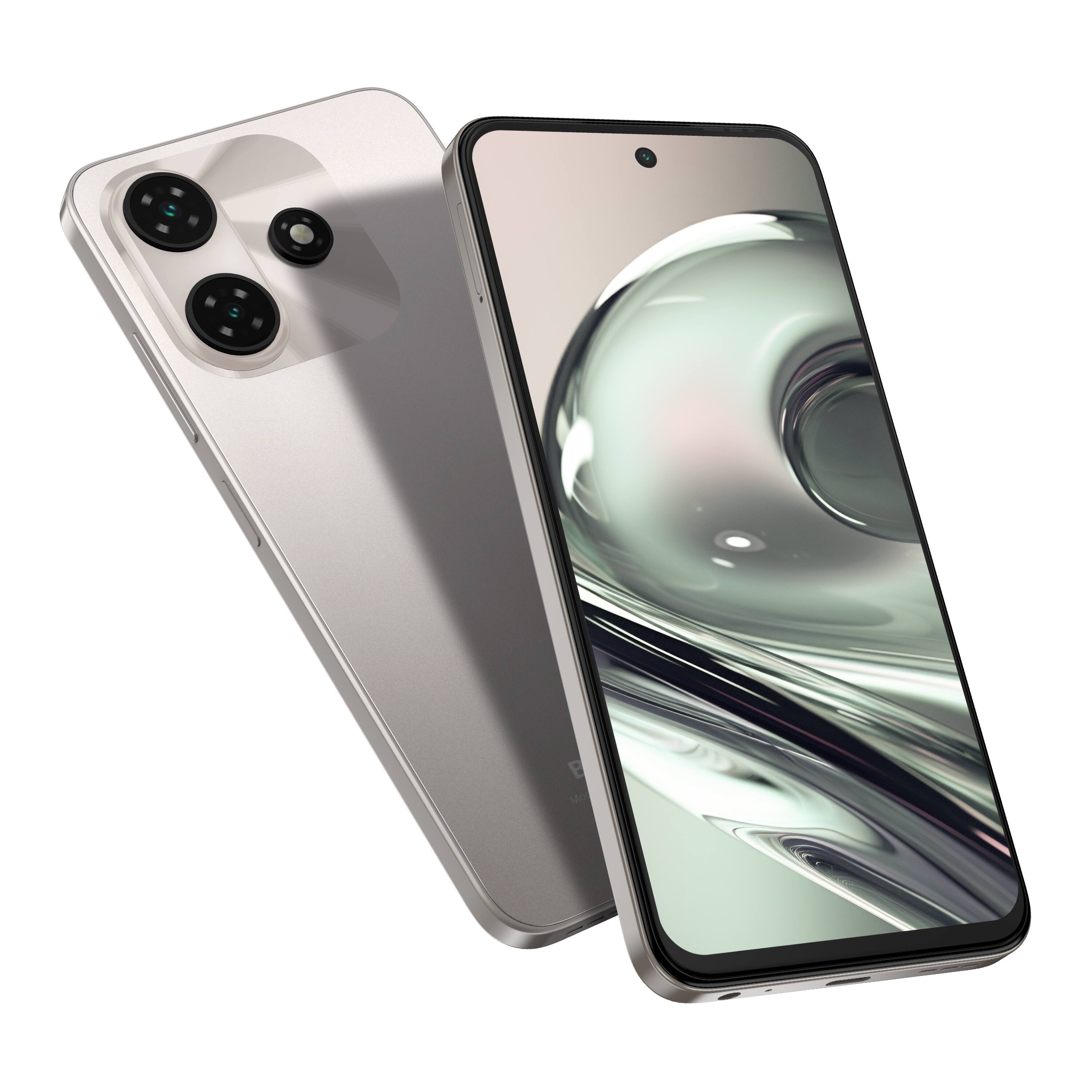 Alt View 1. BLU - BOLD K22 5G 128GB (Unlocked) - Titanium.