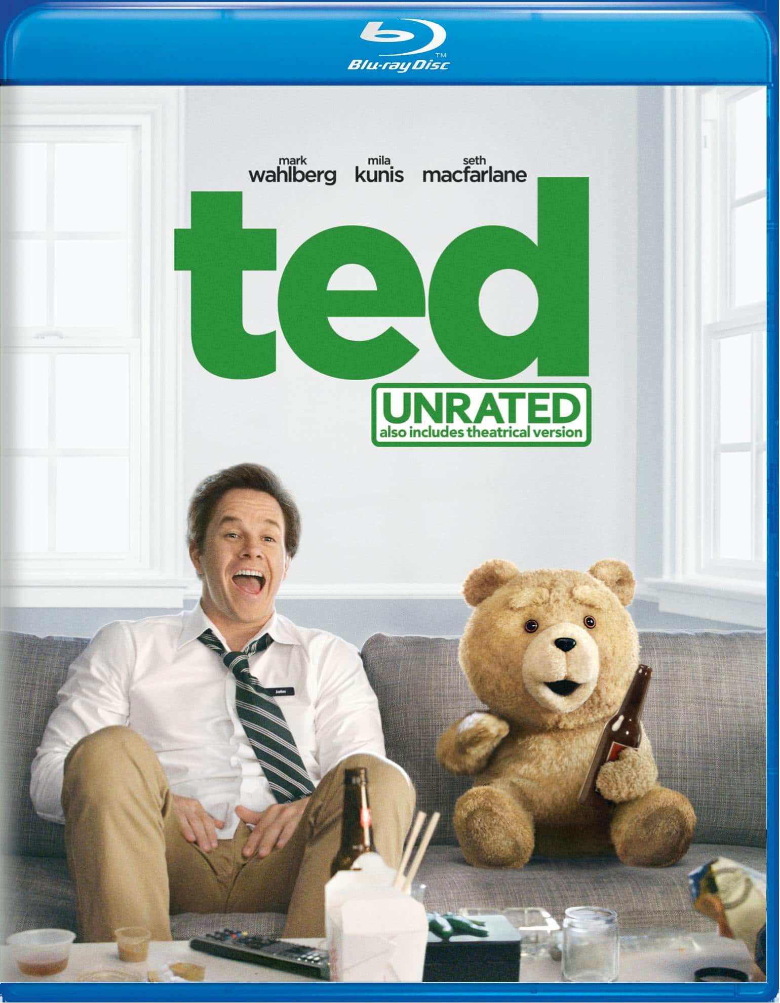 Front. Ted (Blu-ray New Box Art) [Blu-ray].
