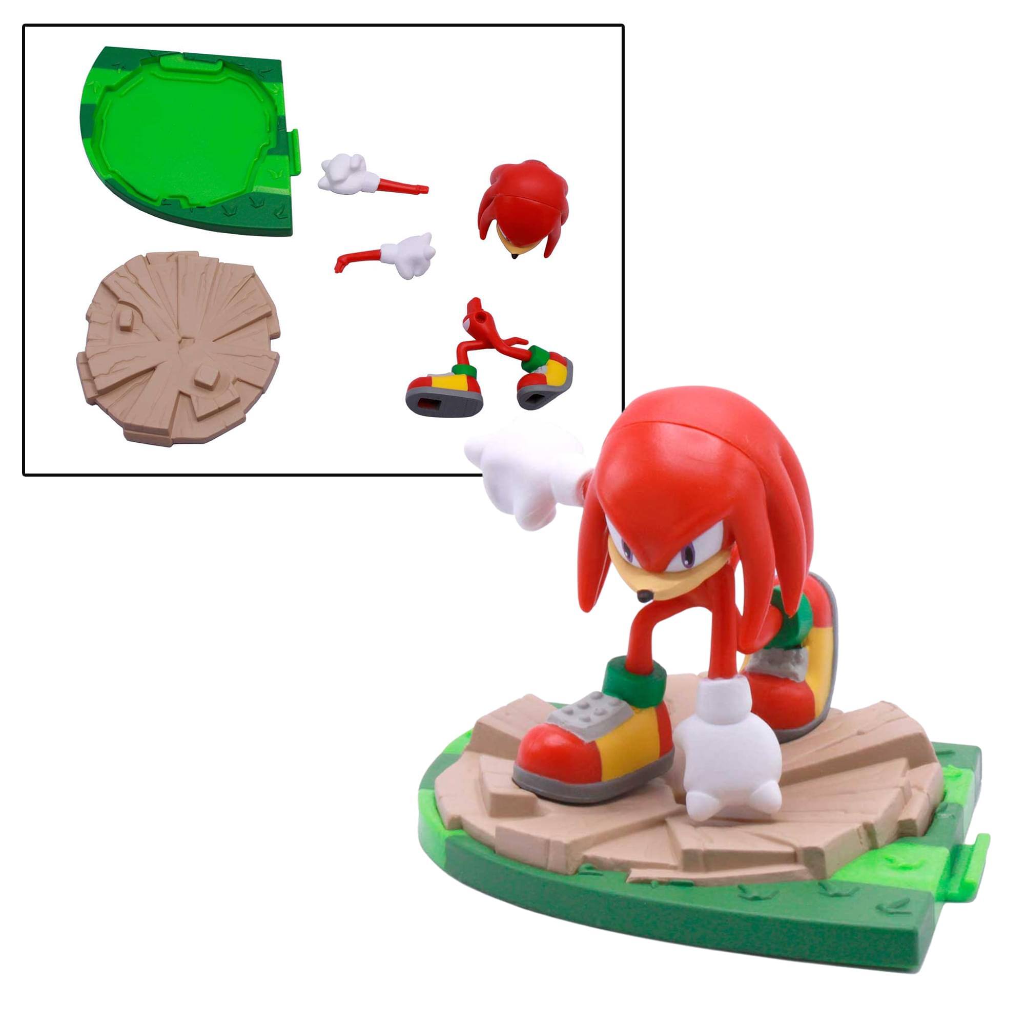 Alt View 4. Just Toys LLC - Sonic The Hedgehog Series 3 Craftable Buildable Action Figure | One Random - Blue.