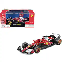 Ferrari SF-25 #16 Charles Leclerc Formula One F1 "World Championship" (2025) with Display Case 1/43 Model Car by Bburago