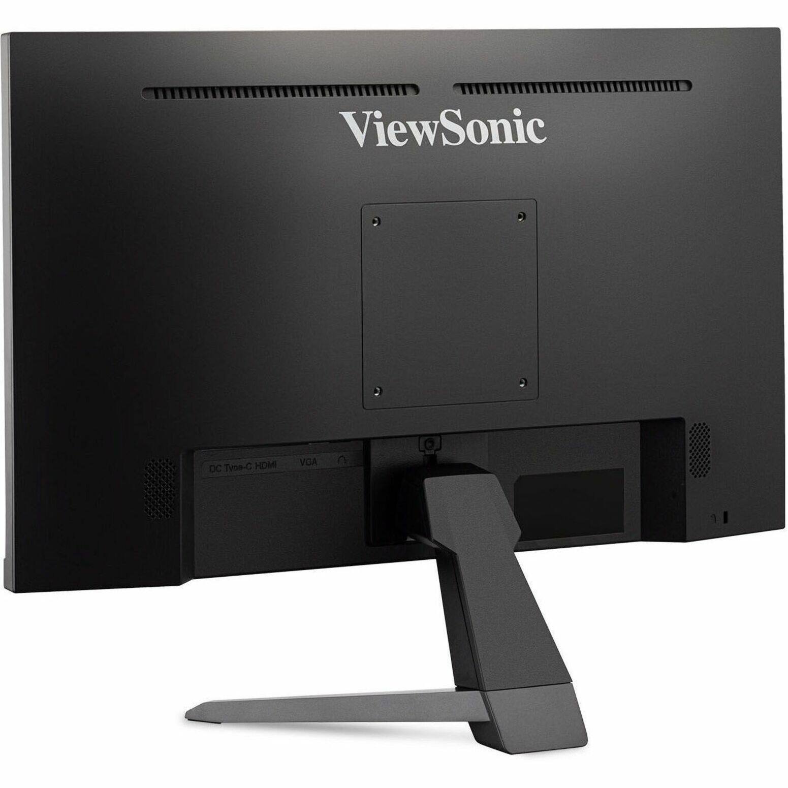 Alt View 17. ViewSonic - VX2467U 24" IPS LCD FHD Gaming Monitor (HDMI, VGA, DP) - Black.