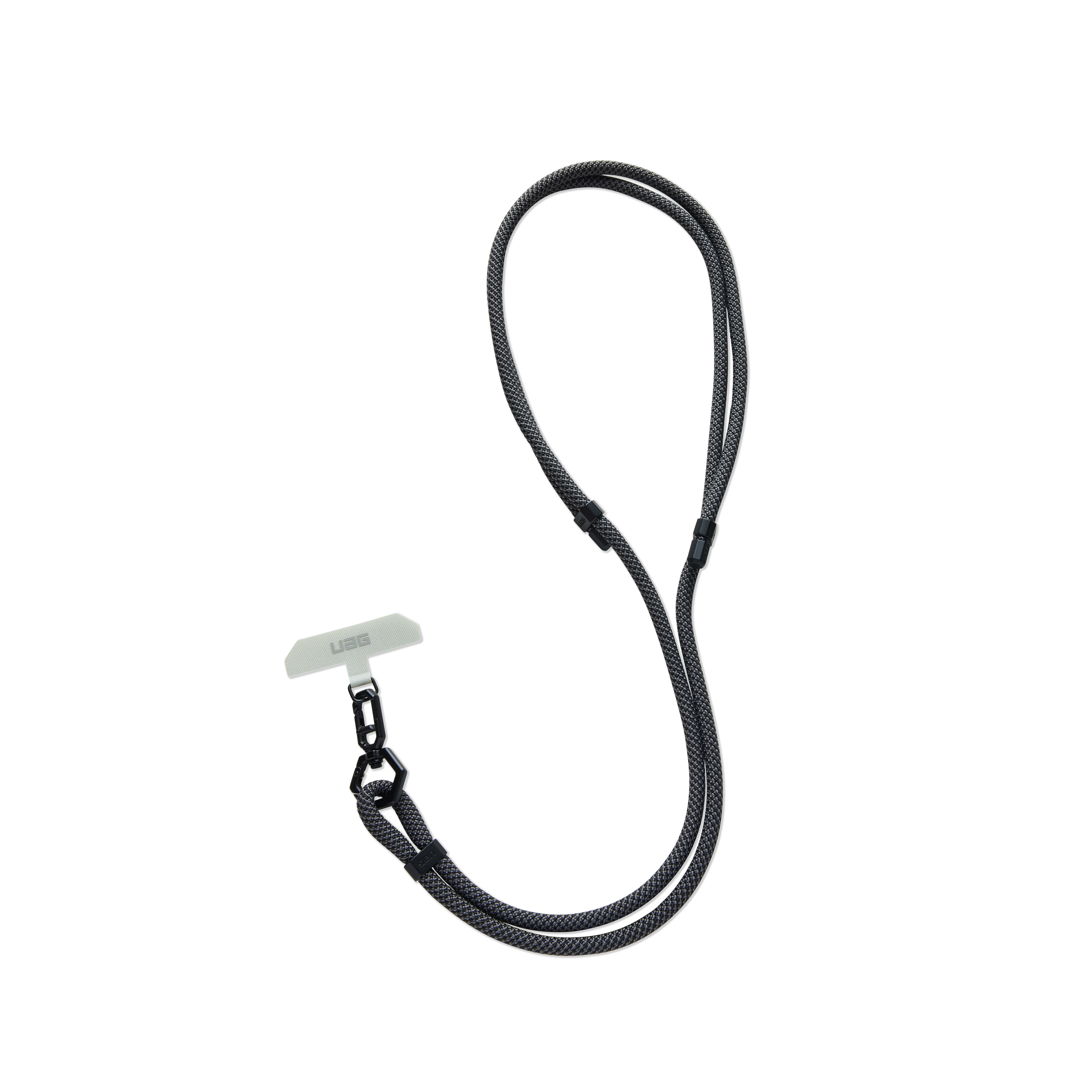 Angle. UAG - Crossbody Slm Lanyard Civilian - Graphite/Black.